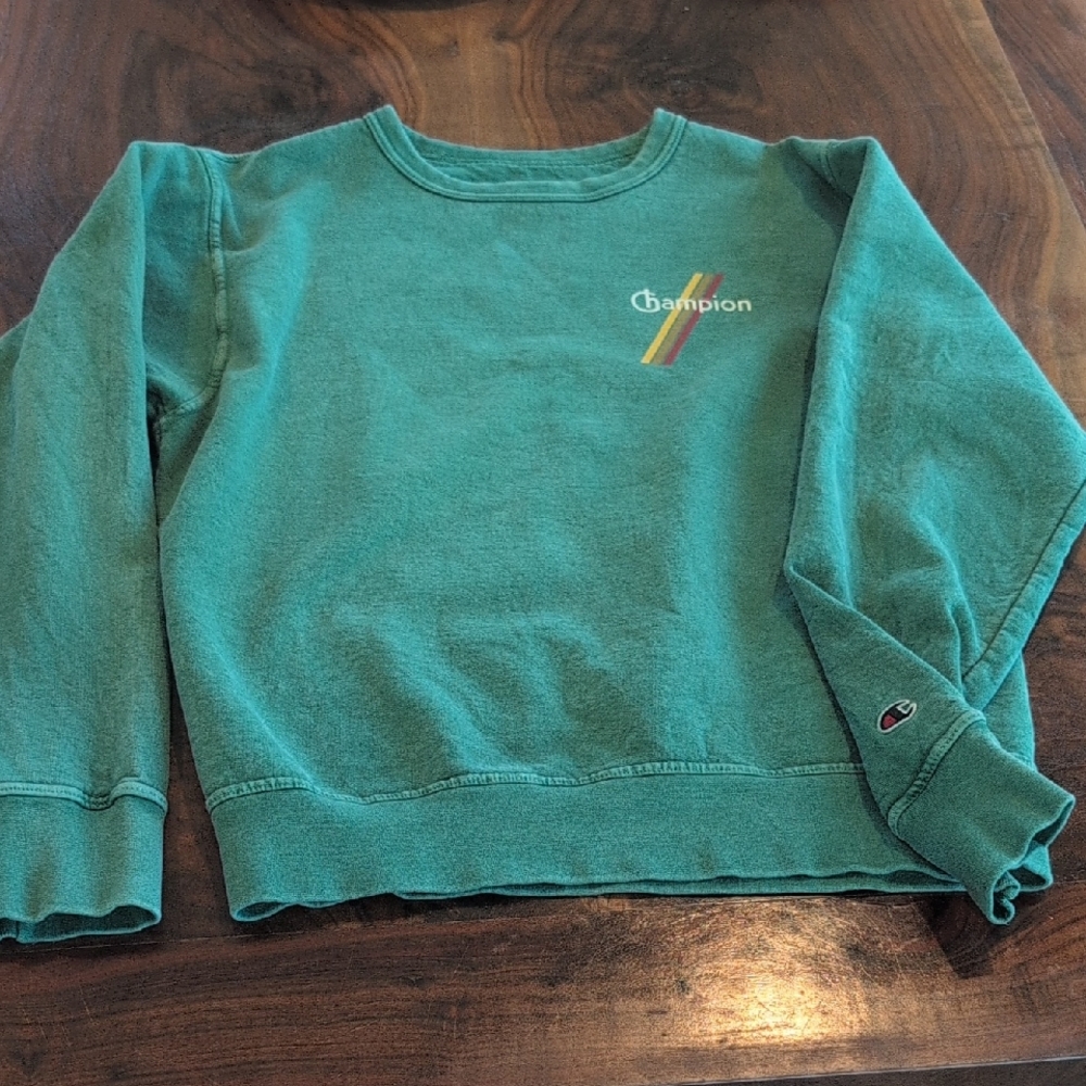 Champion Green Crewneck Sweatshirt